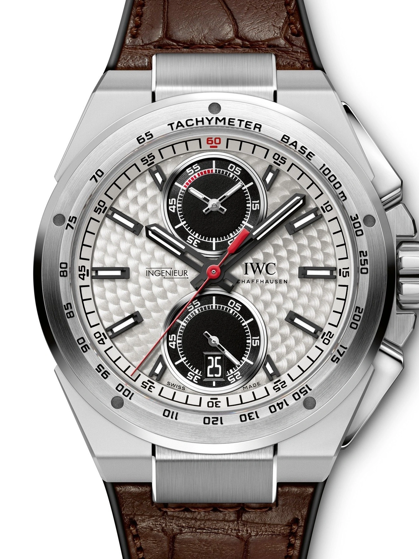MIROTIME 1013 AAA Replica IWC Ingenieur Chronograph Silberfeil 45mm Mens Watch IW378505